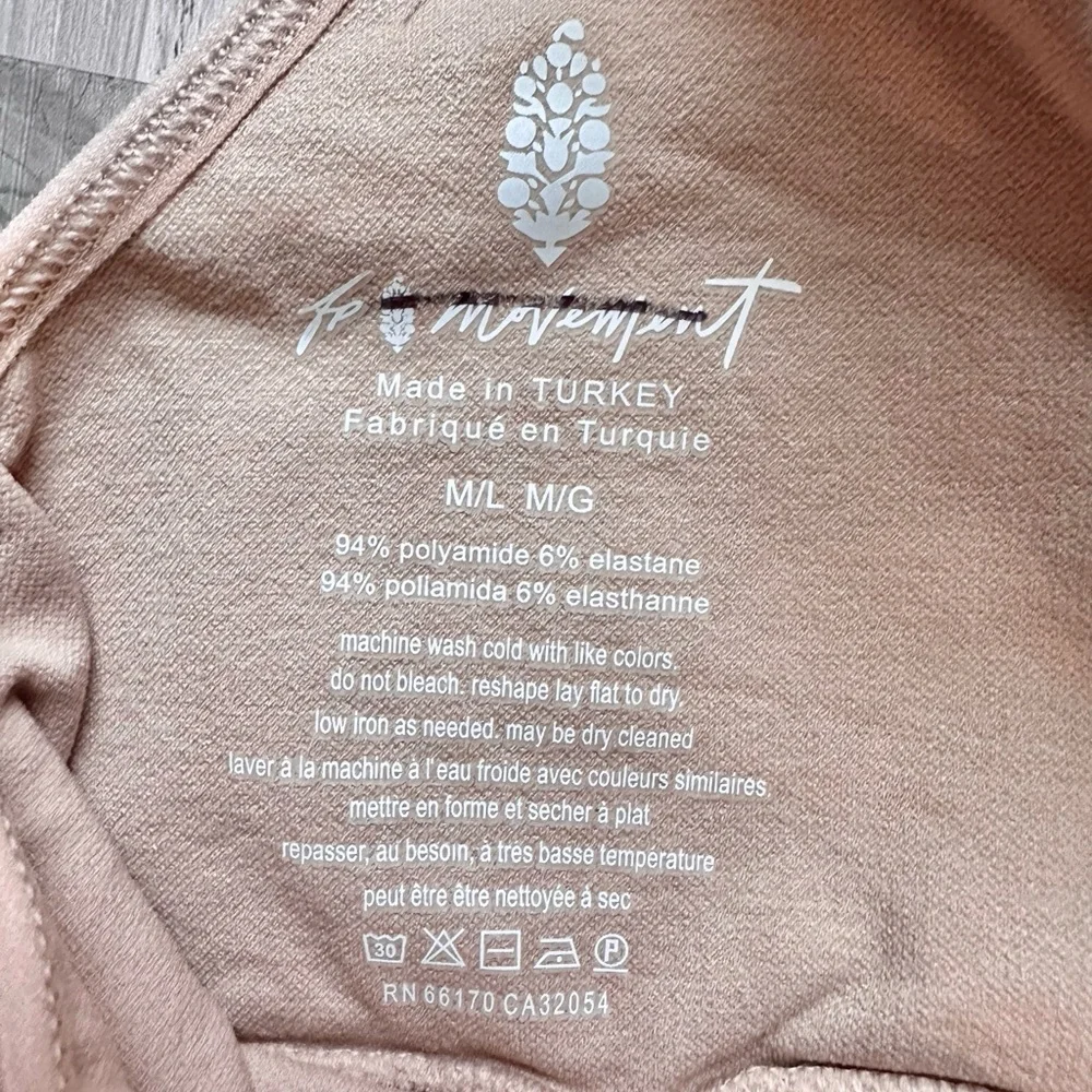 FP Movement Every Single Time Floral Bra in Desert Rose NWOT
